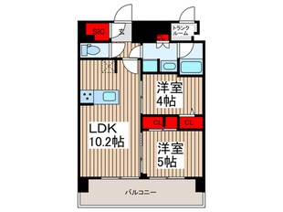 ブランシエスタ台東根岸の物件間取画像